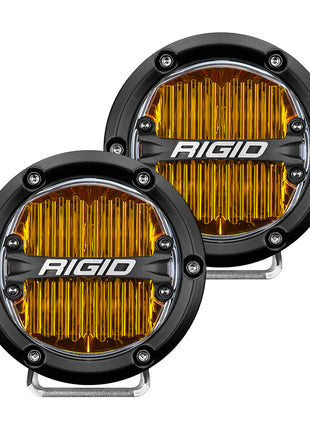 RIGID Industries 360-Series 4" SAE Fog Light - Yellow Light - Black Housing [36111]