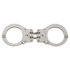 Model 801C Hinged Handcuff - Nickel Finish