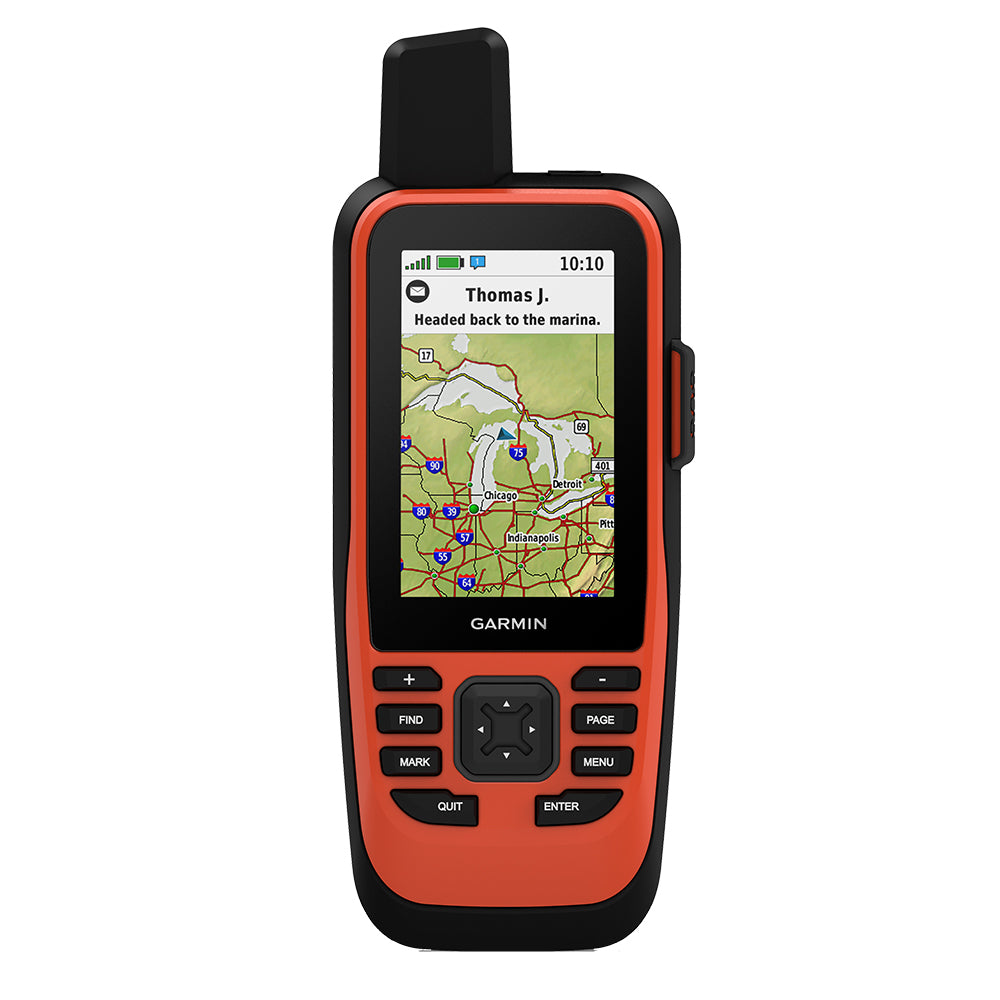 Garmin GPSMAP 86i Handheld GPS w/inReach &amp; Worldwide Basemap