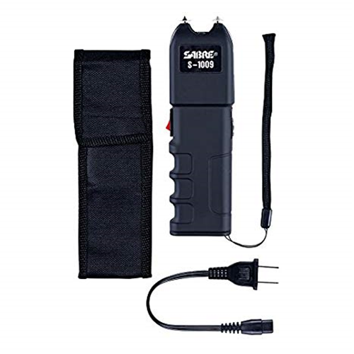 SABRE Tactical Stun Gun with LED Flashlight &amp; Anti-Grab Technology
