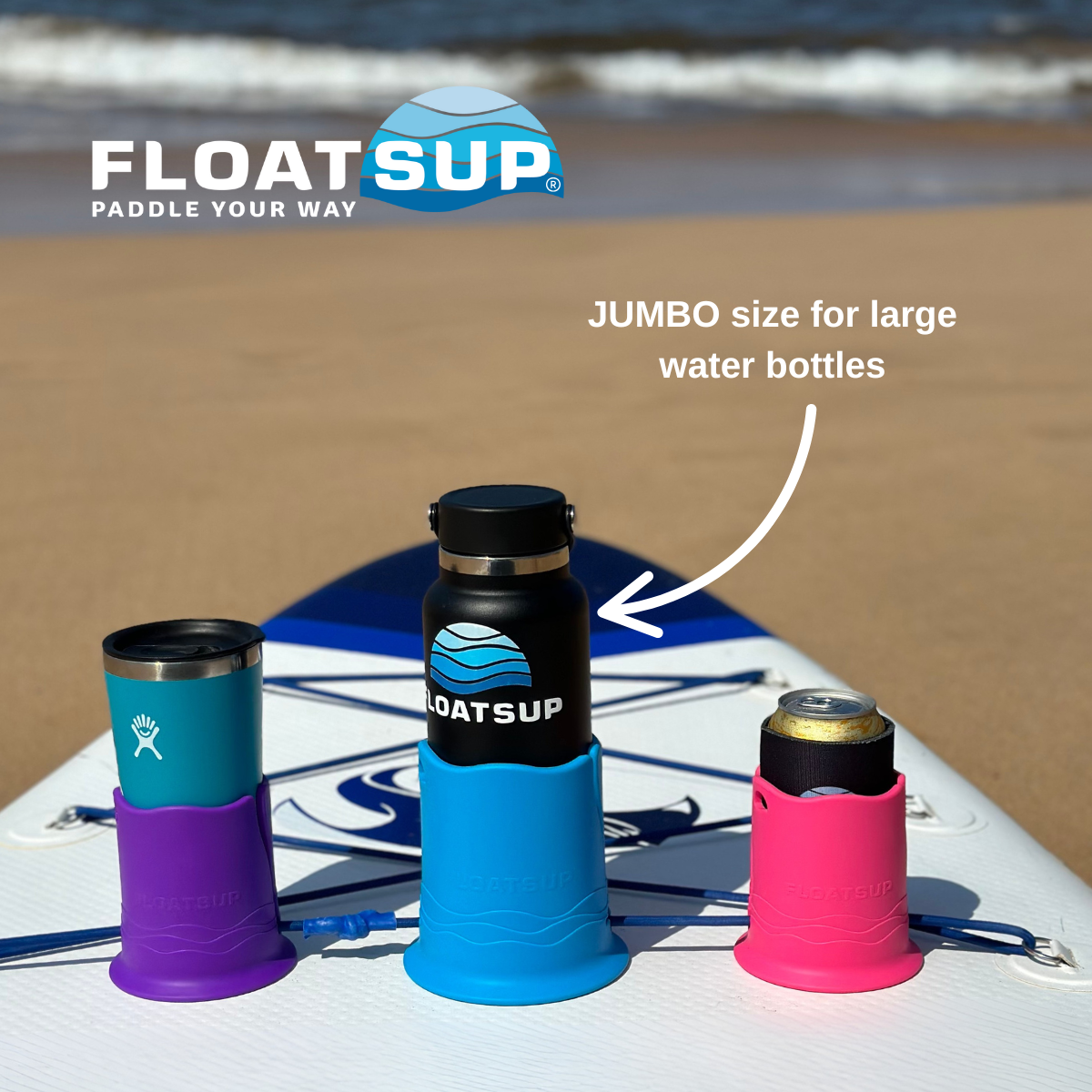 Floatsup® JUMBO Water Bottle Holder