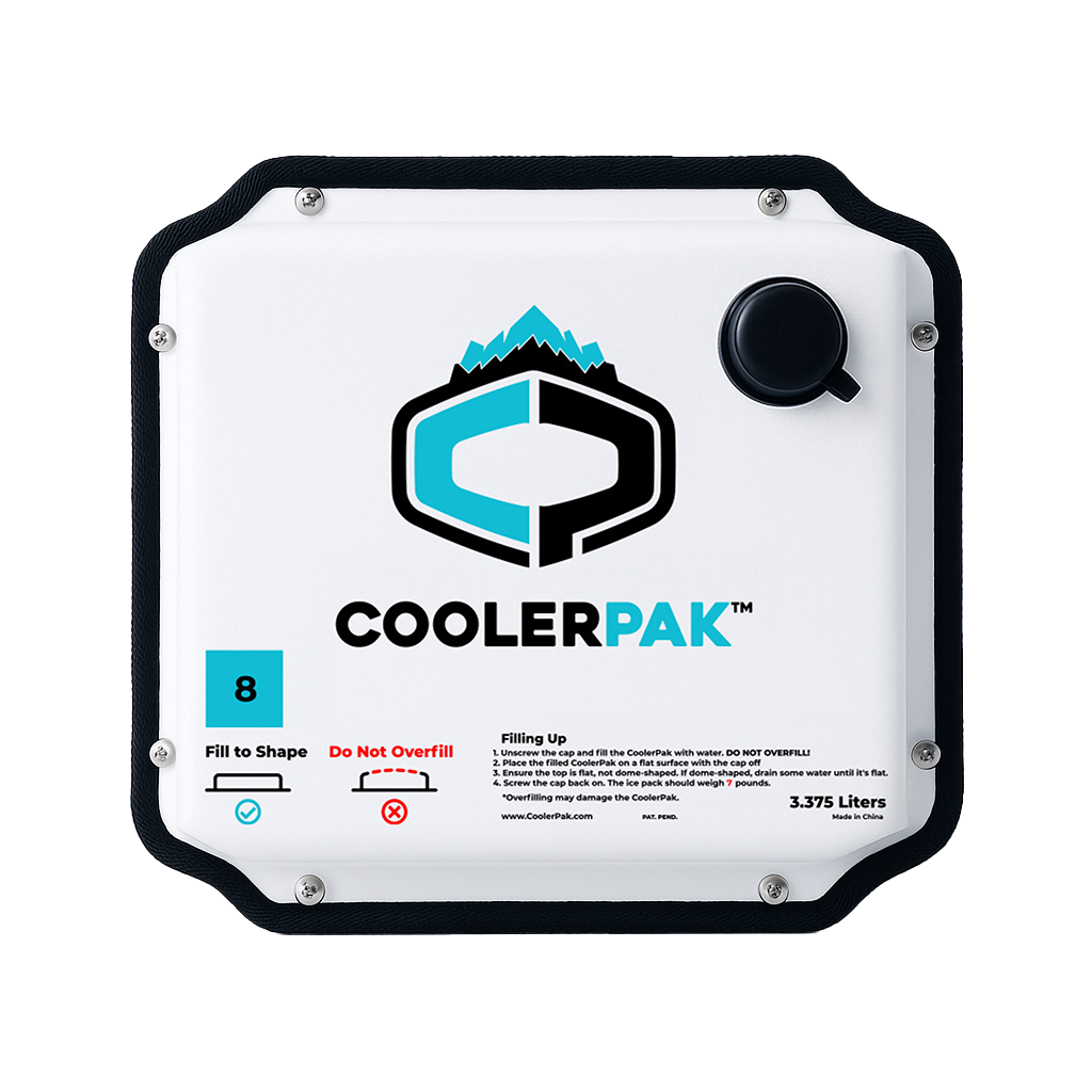 CoolerPak 8lb Ice Block Pack - Reusable Ice Pack for Coolers