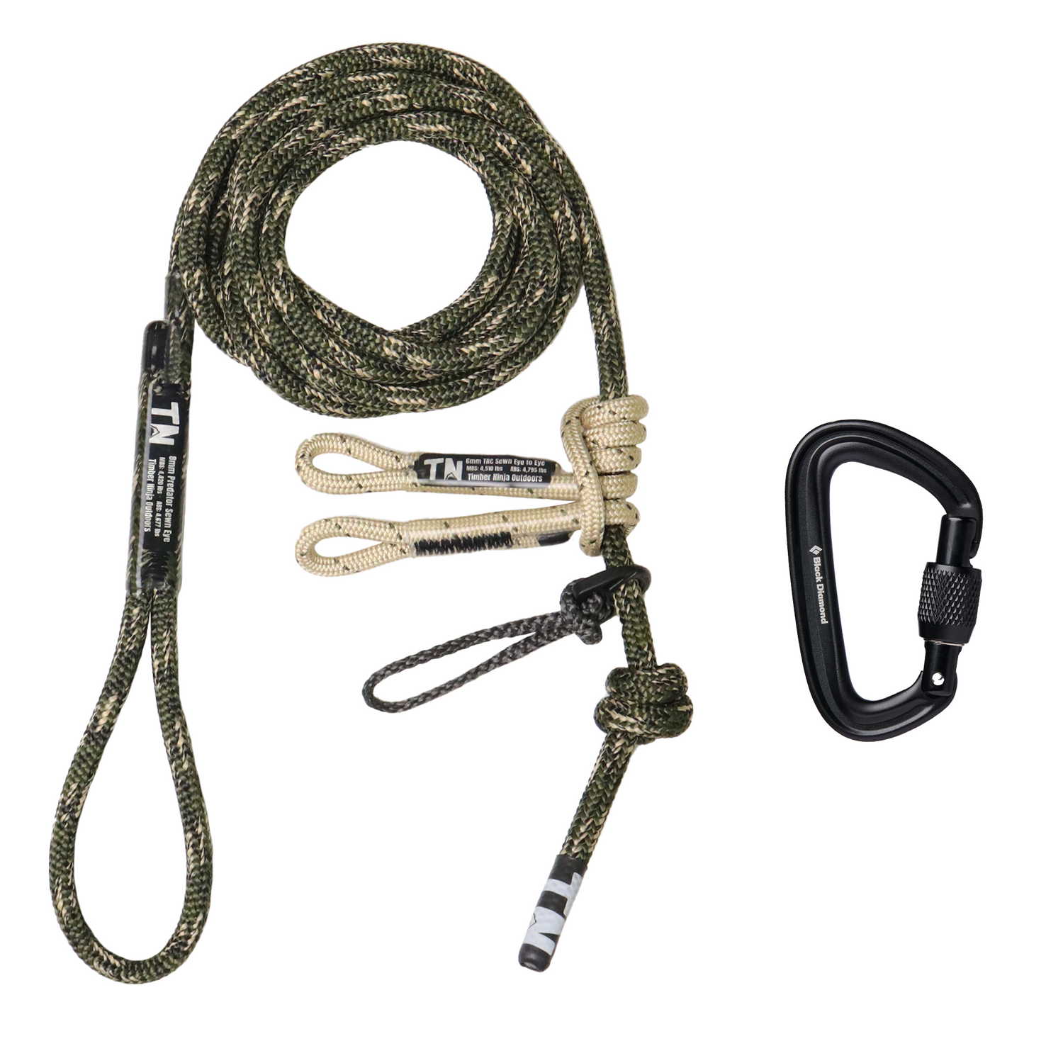 8mm Predator Sewn Tree Tethers &amp; Lineman&