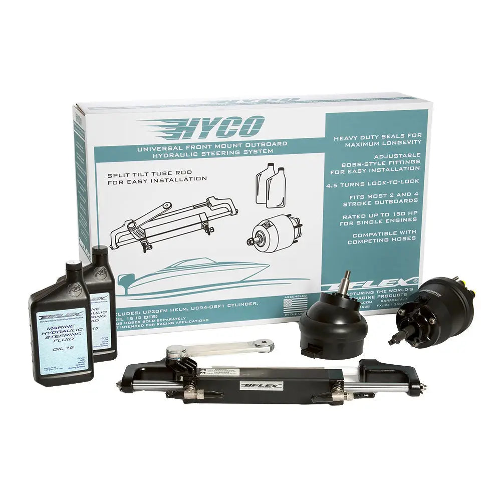 Hyco Rug Uflex HYCO 11T Front Mount OB Tilt Steering up to 150HP HYCO 11T – Lotz ...