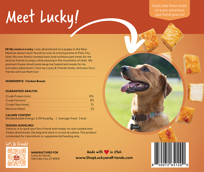 Lucky &amp; Friends Chicken Breast Dog Treat