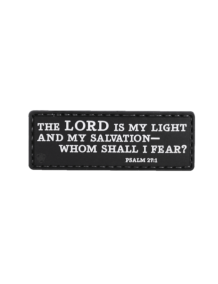 Psalm 27:1 Morale Patch (6 PACK)