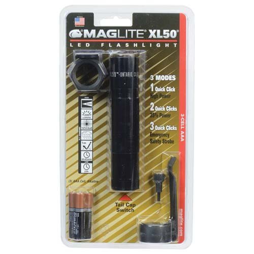 XL50 LED 3 AAA-Cell Flashlight