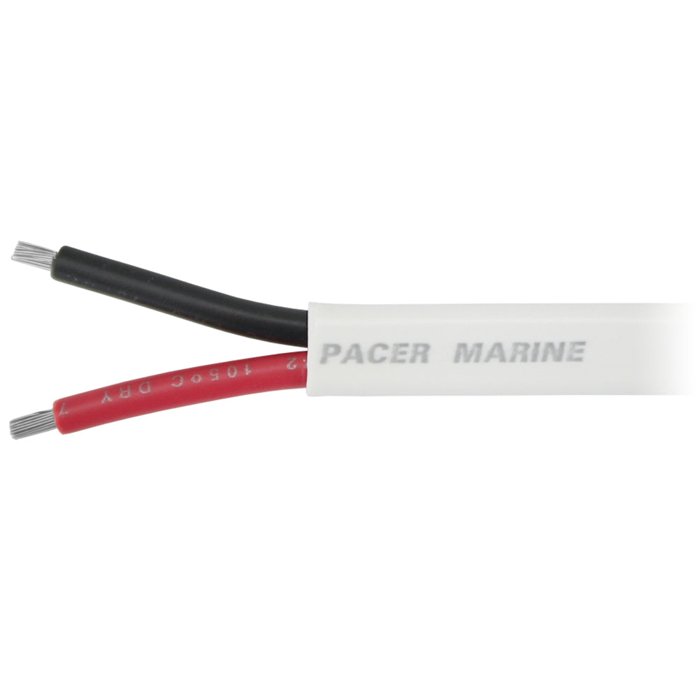 Pacer 16/2 AWG Duplex Cable - Flat Cable - Red/Black - 500&