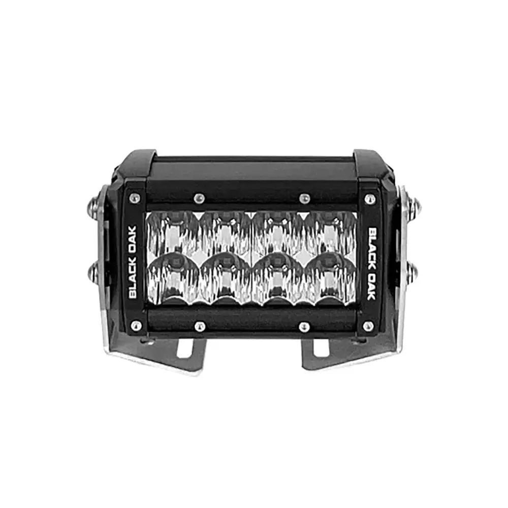 Black Oak Pro Series 3.0 Double Row 4&quot; LED Light Bar - Spot Optics - Black Housing [4S-D5OS]
