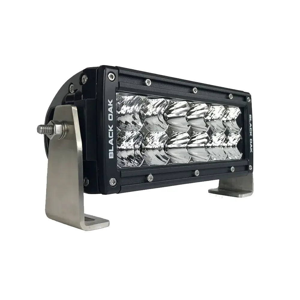 Black Oak Pro Series 3.0 Double Row 6&quot; LED Light Bar - Combo Optics - Black Housing [6C-D5OS]
