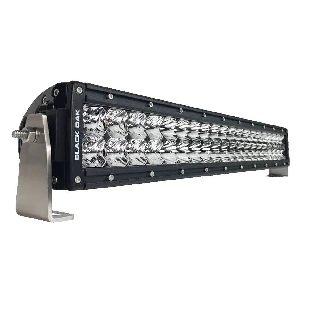 Black Oak Pro Series 3.0 Double Row 20&quot; LED Light Bar - Combo Optics - Black Housing [20C-D5OS]