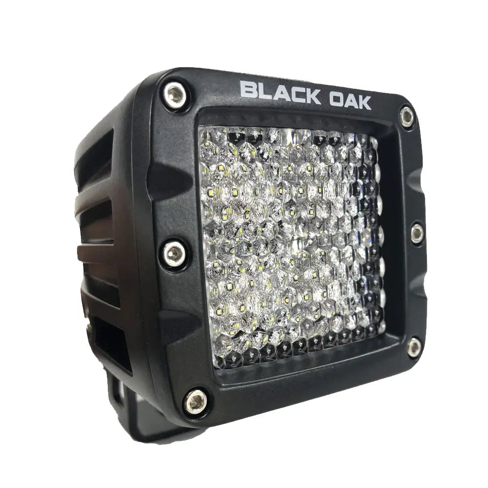 Black Oak 2&quot; LED Pod Light - Diffused Optics - Black Housing - Pro Series 3.0 [2D-POD10CR]