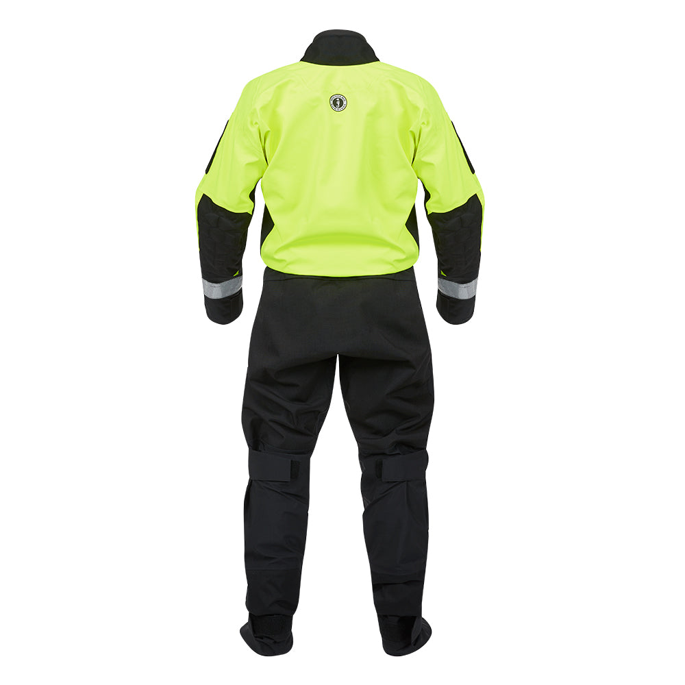Mustang Sentinel Series Water Rescue Dry Suit - Fluorescent Yellow Green-Black - Large 1 Regular