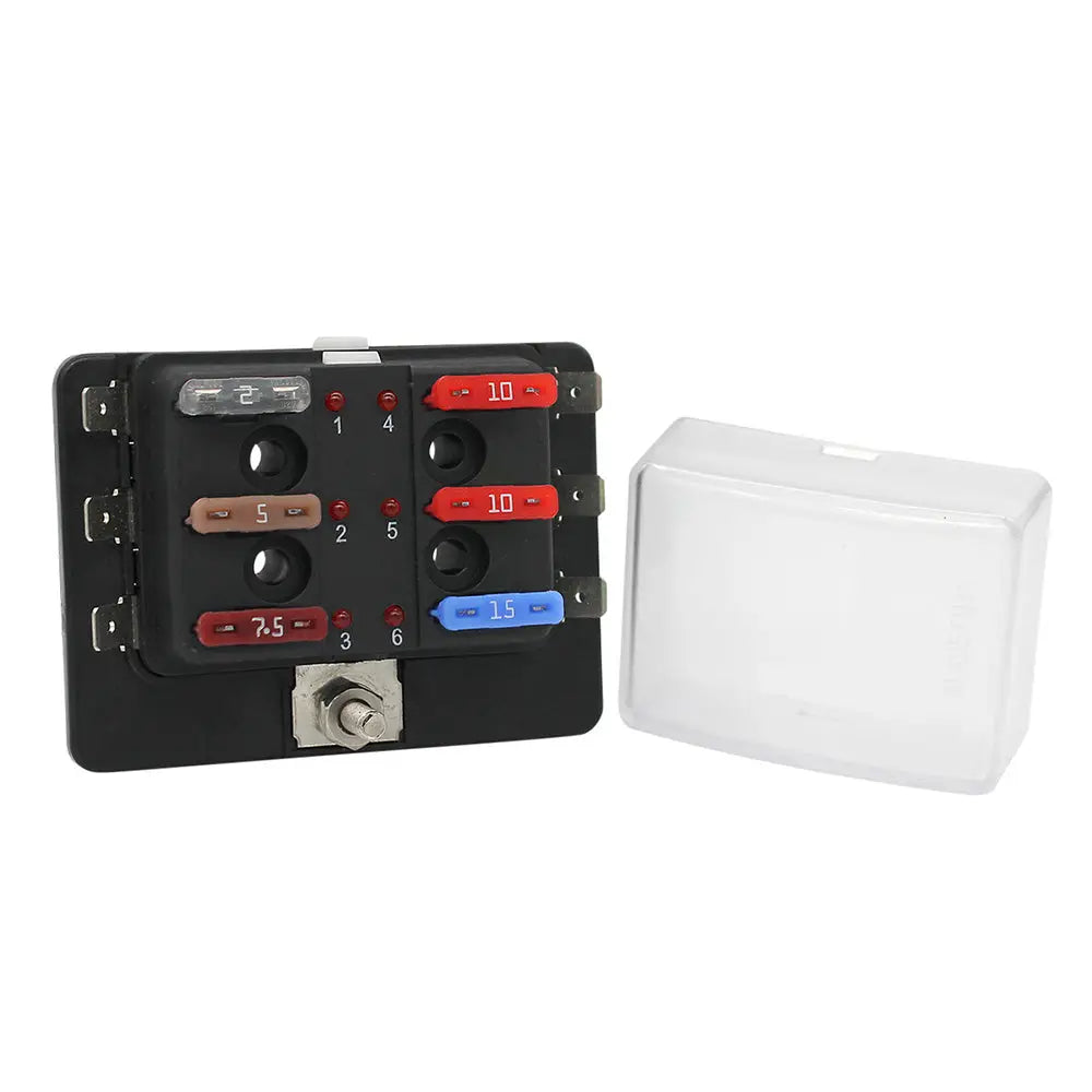 Cole Hersee Standard 6 ATO Fuse Block wLED Indicators 880022BP – Lotz ...