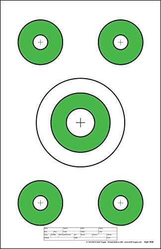 25 EZ2C Targets RD8 Paper Targets 11"x17" (Pad of 25) USA Made for range
