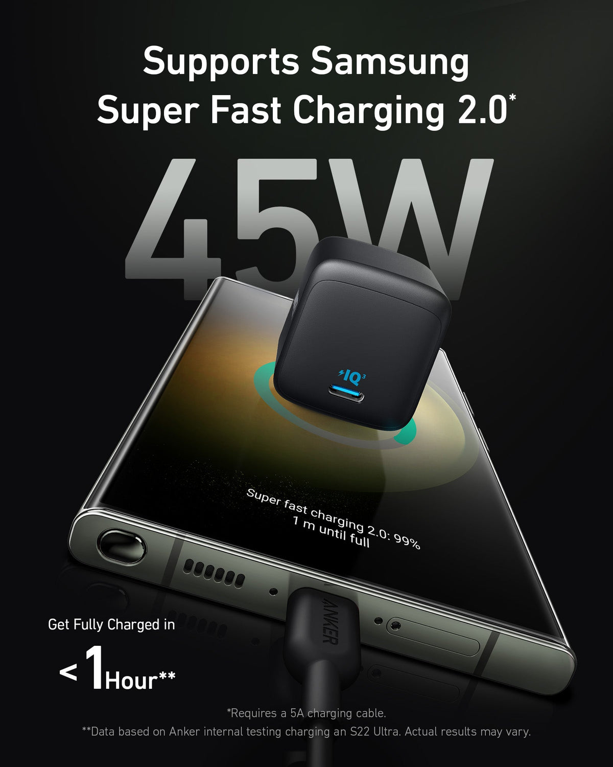 Anker <b>313</b> Charger (Ace, 45W)