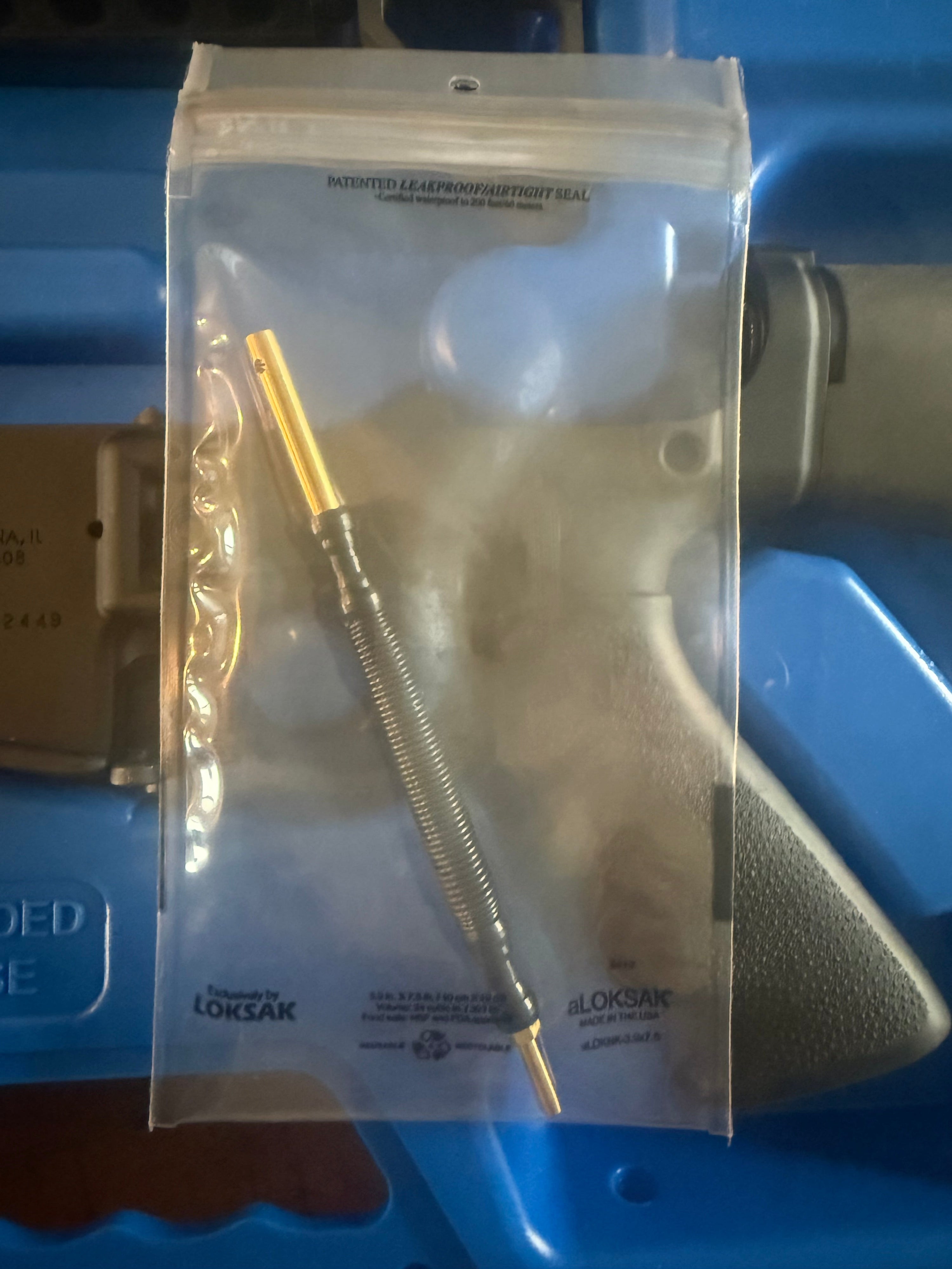 Loksak- waterproof case, weatherproof bag with lanyard for your Cell phone &amp; Takedown Tools