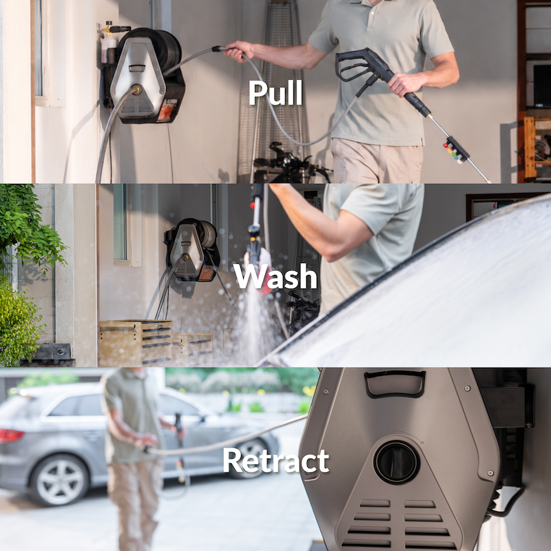 Grandfalls Retractable Pressure Washer Pro