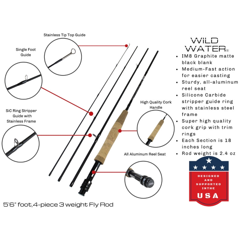 Standard Fly Fishing Kit, 3wt Rod | 5&