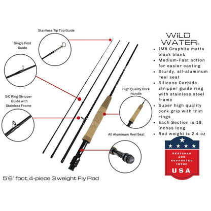 Standard Fly Fishing Kit, 3wt Rod | 5&