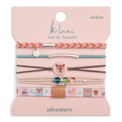 "Adventure" Animal Themed Hair Tie Bracelets
