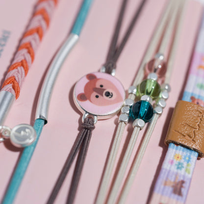 "Adventure" Animal Themed Hair Tie Bracelets