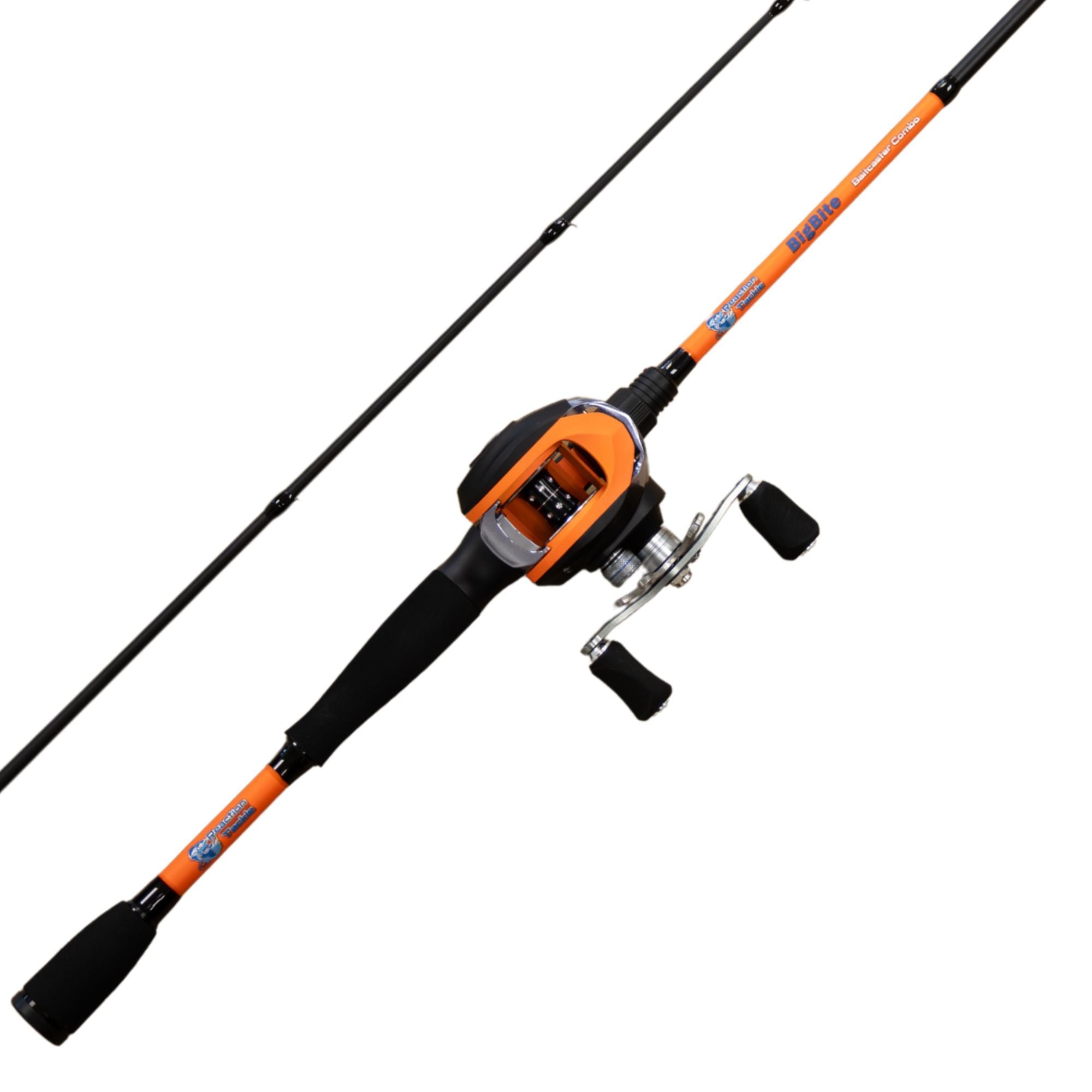 Reaction Tackle Fishing Rod and Baitcasting Reel Combo - Big Bite ...