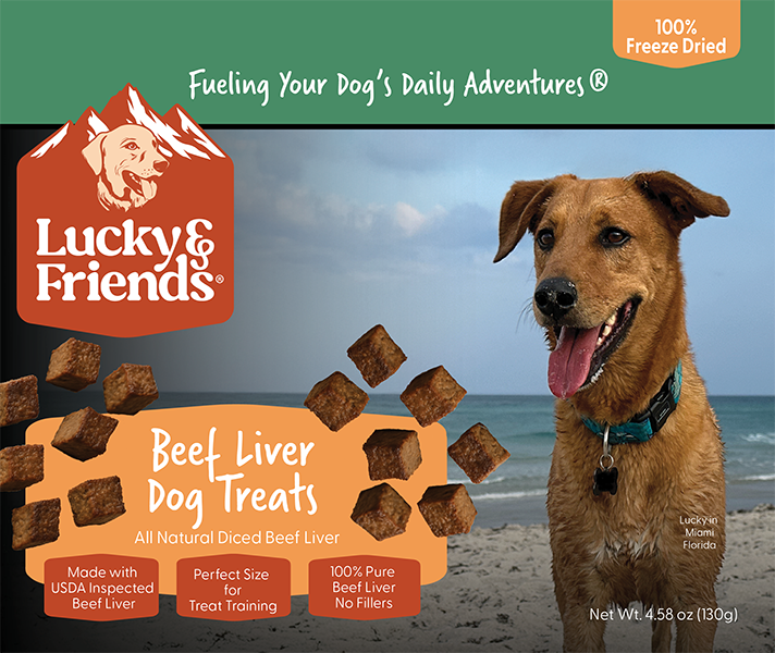 Lucky &amp; Friends Beef Liver Dog Treat