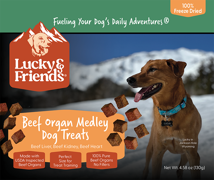 Lucky &amp; Friends Beef Liver Dog Treat