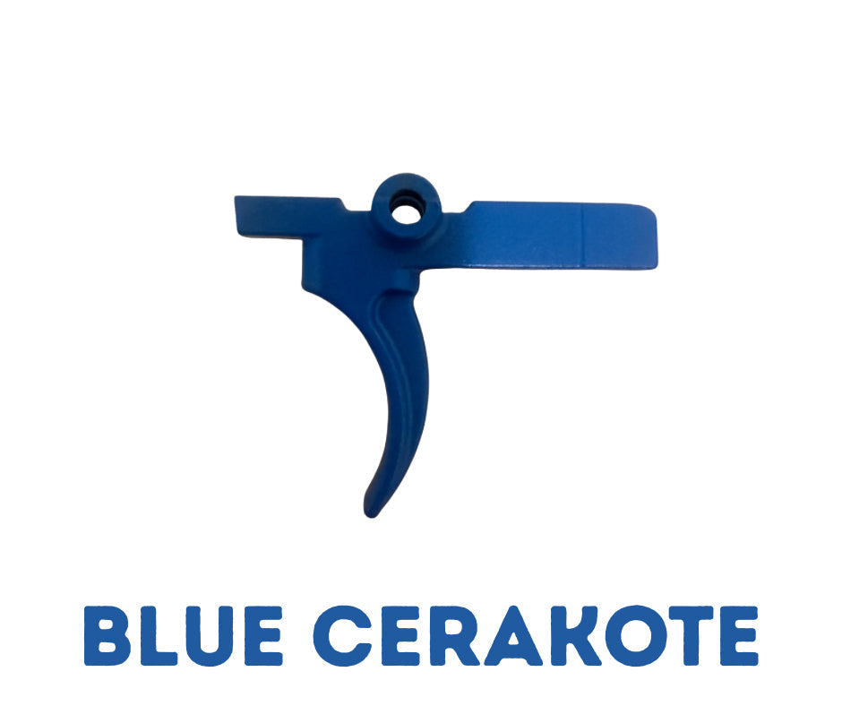 Cerakote Curved Trigger Hoffman Tactical Super Safety  | AR-15 USA Made (trigger Only)