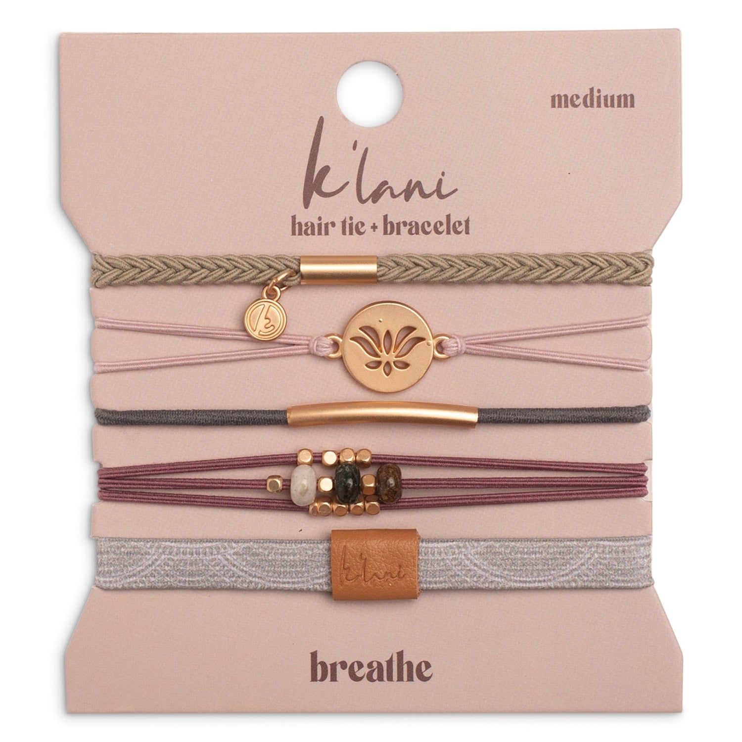 Breathe - Hair Tie Bracelet