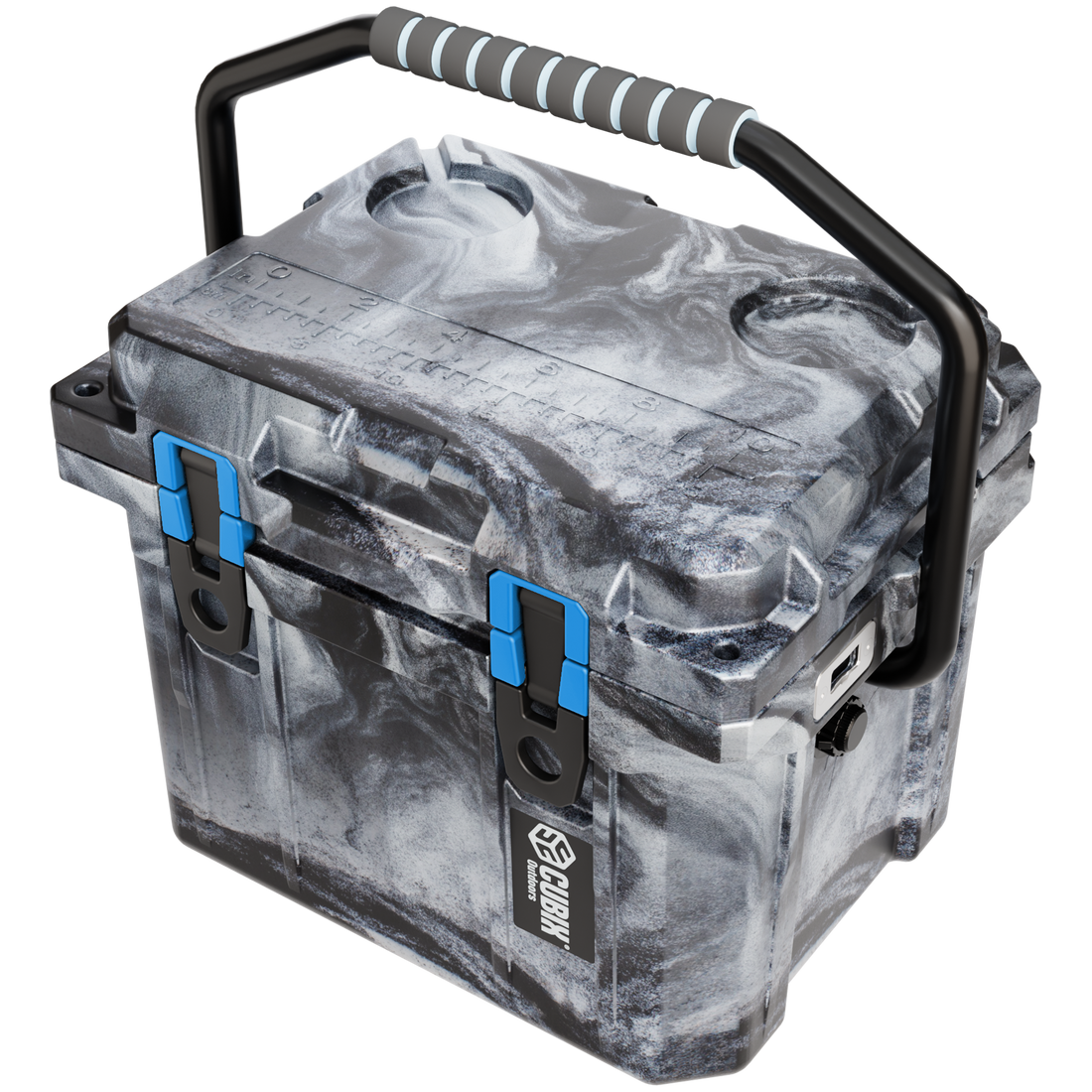 QuadraX 10QT Personal Cooler – Rotomolded Hard Cooler with 72-Hr Ice Retention &amp; Lifetime Warranty