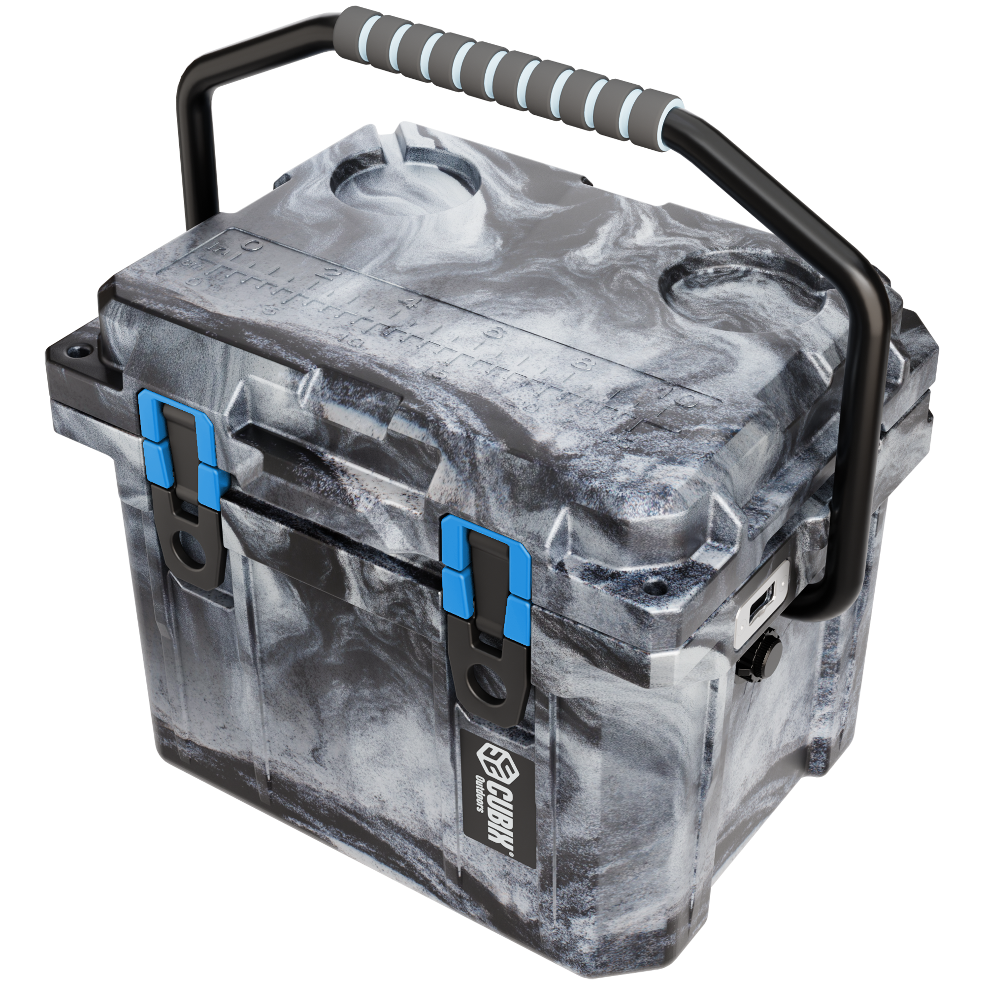 QuadraX 10QT Personal Cooler – Rotomolded Hard Cooler with 72-Hr Ice Retention &amp; Lifetime Warranty
