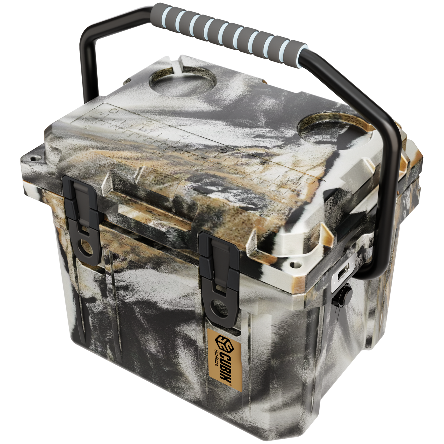 QuadraX 10QT Personal Cooler – Rotomolded Hard Cooler with 72-Hr Ice Retention &amp; Lifetime Warranty