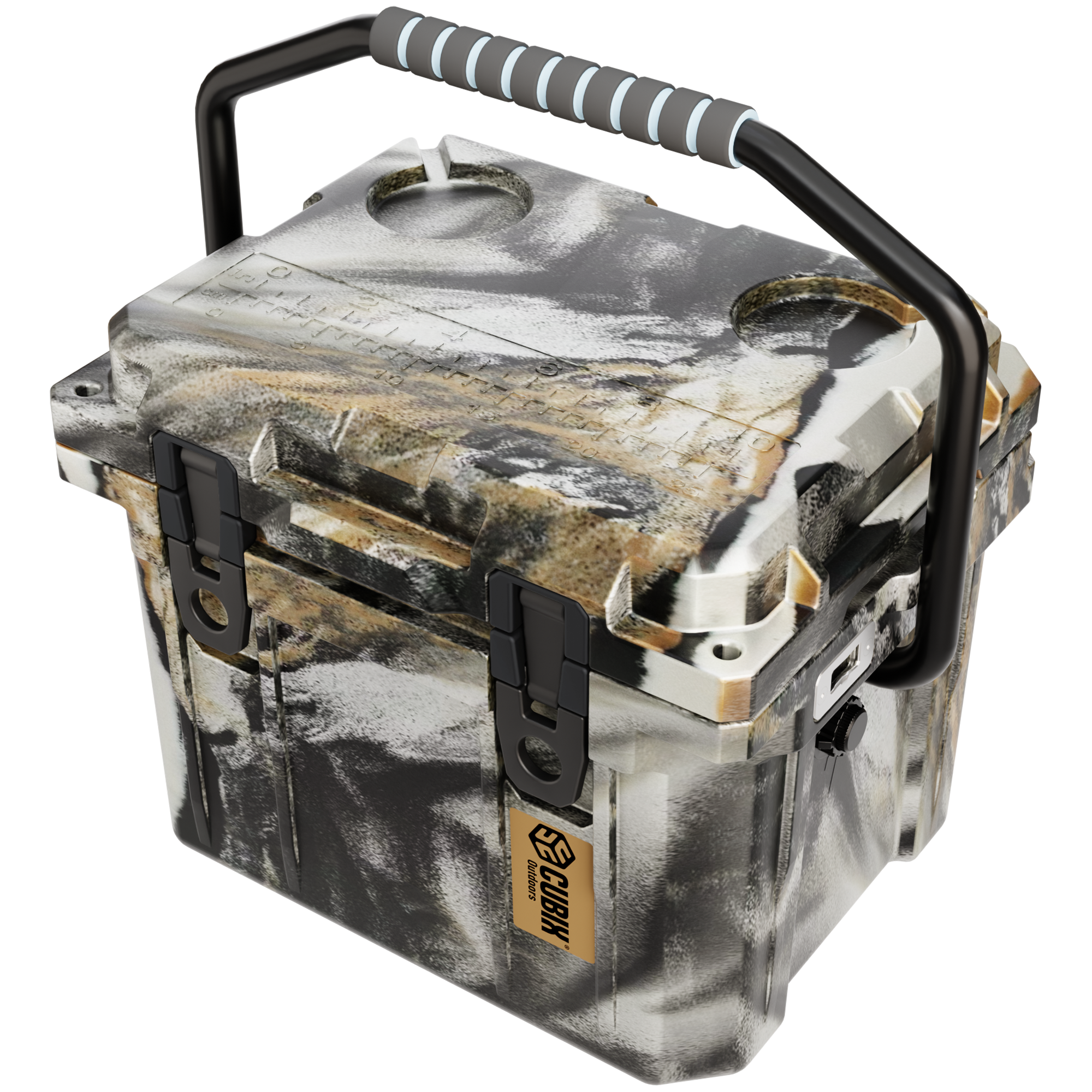 QuadraX 10QT Personal Cooler – Rotomolded Hard Cooler with 72-Hr Ice Retention &amp; Lifetime Warranty