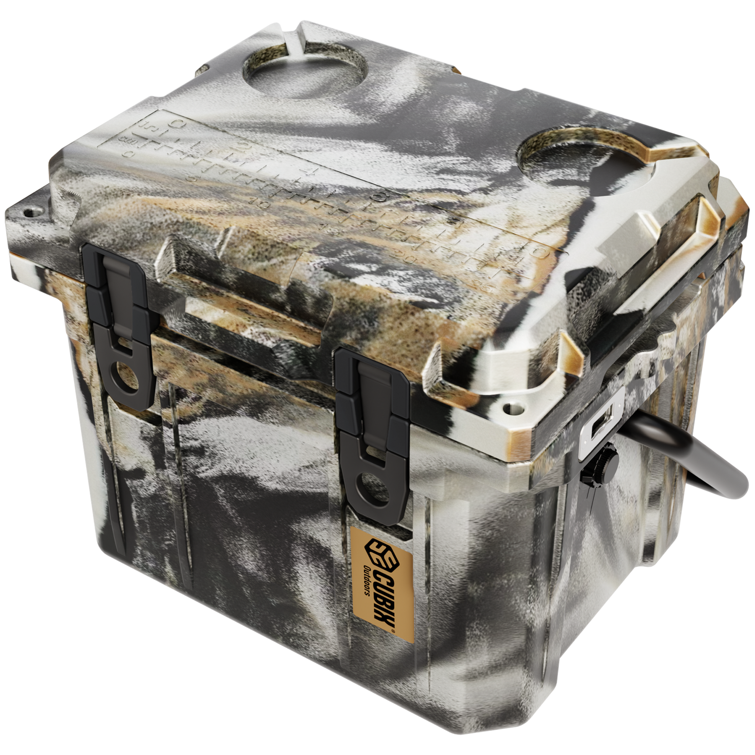 QuadraX 10QT Personal Cooler – Rotomolded Hard Cooler with 72-Hr Ice Retention &amp; Lifetime Warranty