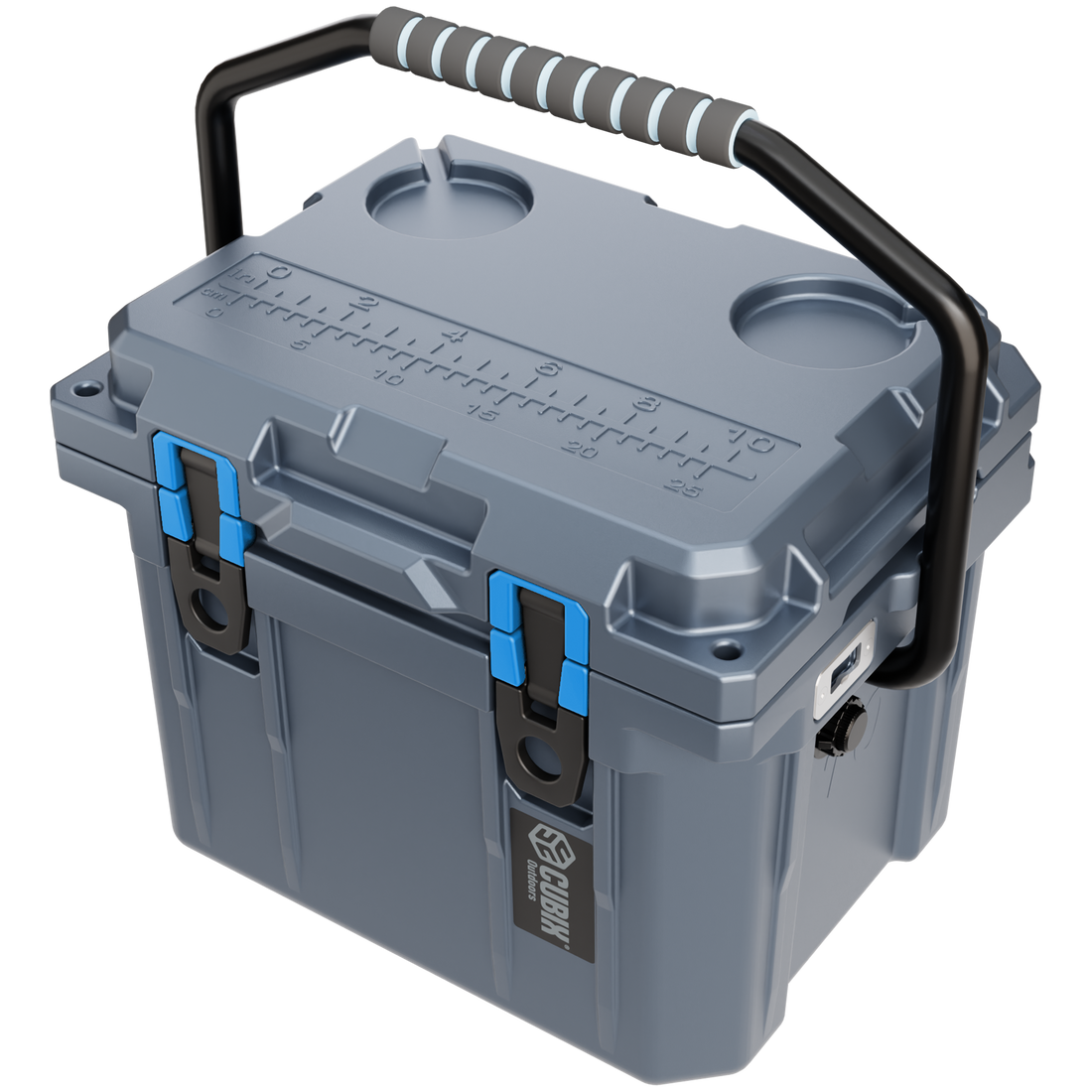 QuadraX 10QT Personal Cooler – Rotomolded Hard Cooler with 72-Hr Ice Retention &amp; Lifetime Warranty