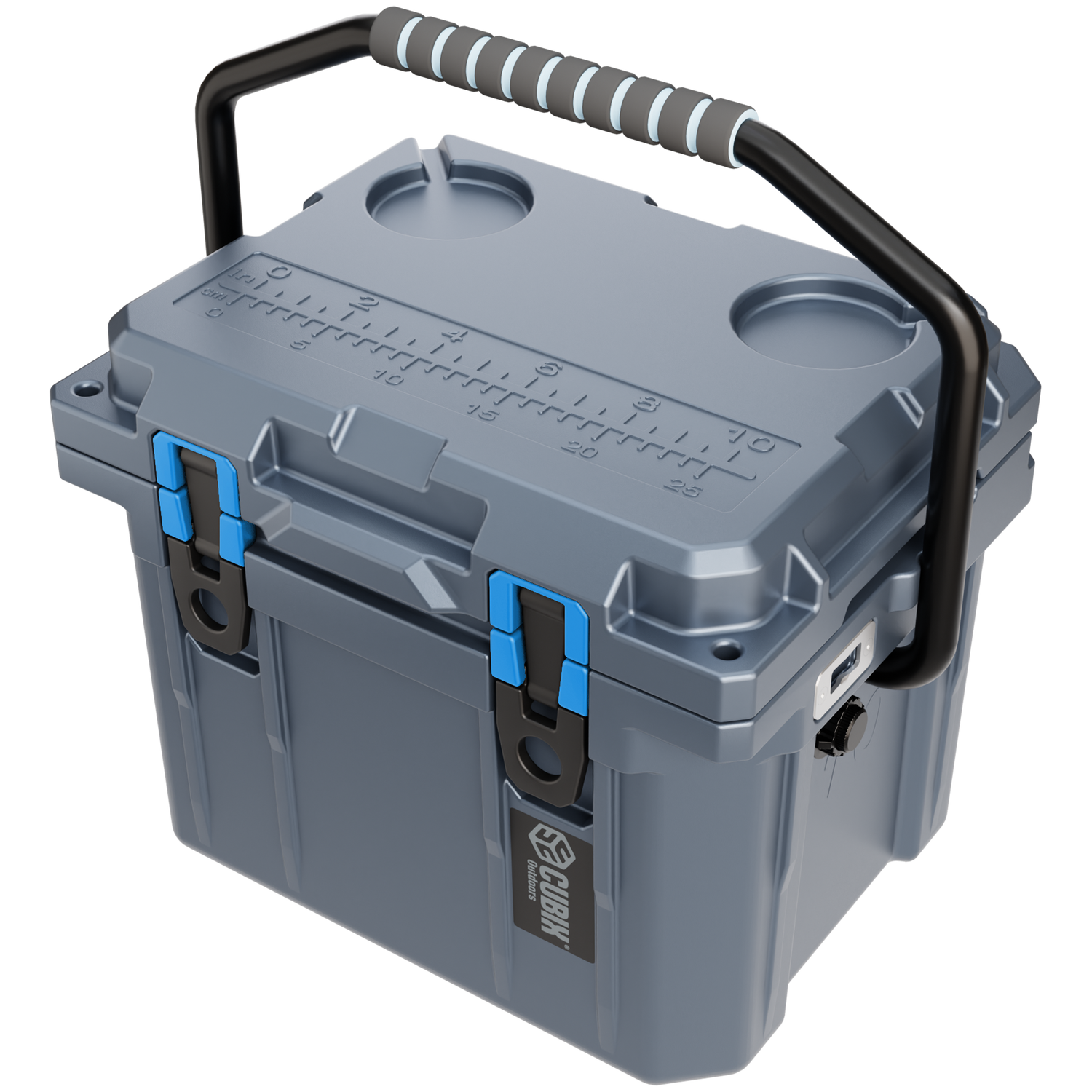 QuadraX 10QT Personal Cooler – Rotomolded Hard Cooler with 72-Hr Ice Retention &amp; Lifetime Warranty