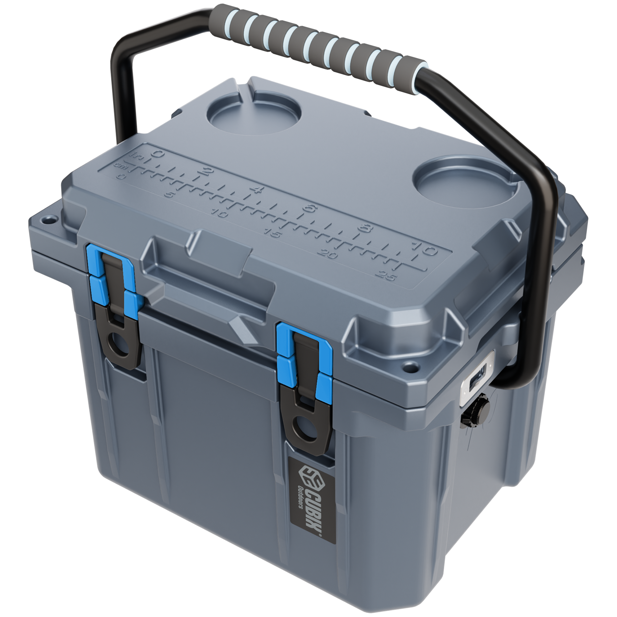 QuadraX 10QT Personal Cooler – Rotomolded Hard Cooler with 72-Hr Ice Retention &amp; Lifetime Warranty