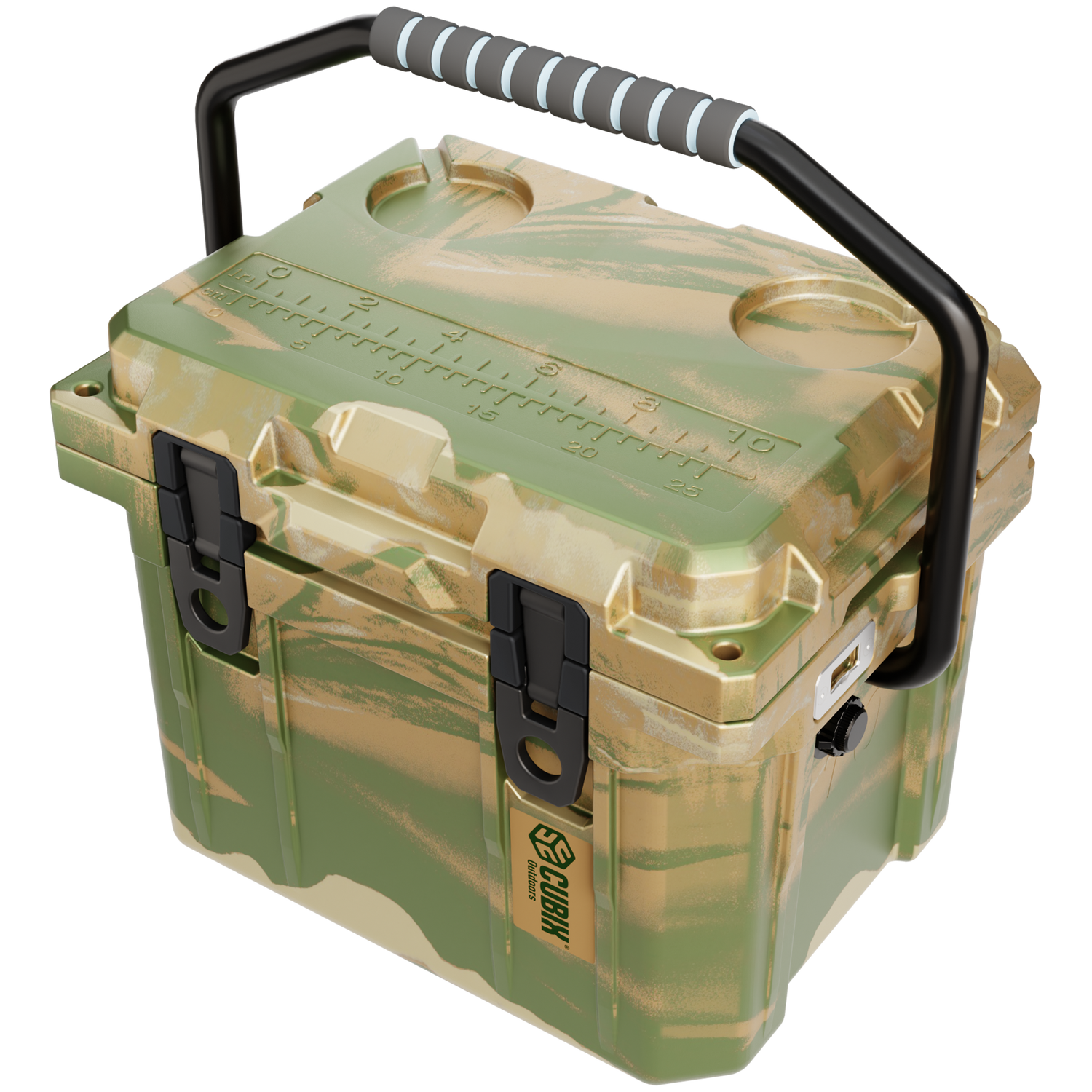 QuadraX 10QT Personal Cooler – Rotomolded Hard Cooler with 72-Hr Ice Retention &amp; Lifetime Warranty