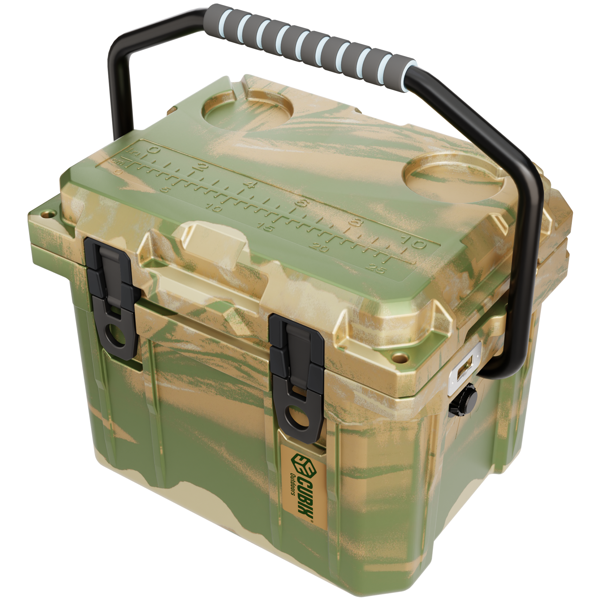 QuadraX 10QT Personal Cooler – Rotomolded Hard Cooler with 72-Hr Ice Retention &amp; Lifetime Warranty