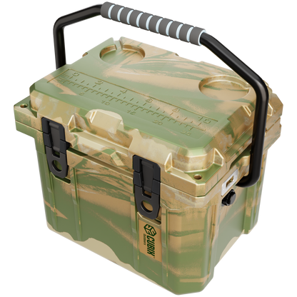 QuadraX 10QT Personal Cooler – Rotomolded Hard Cooler with 72-Hr Ice Retention &amp; Lifetime Warranty