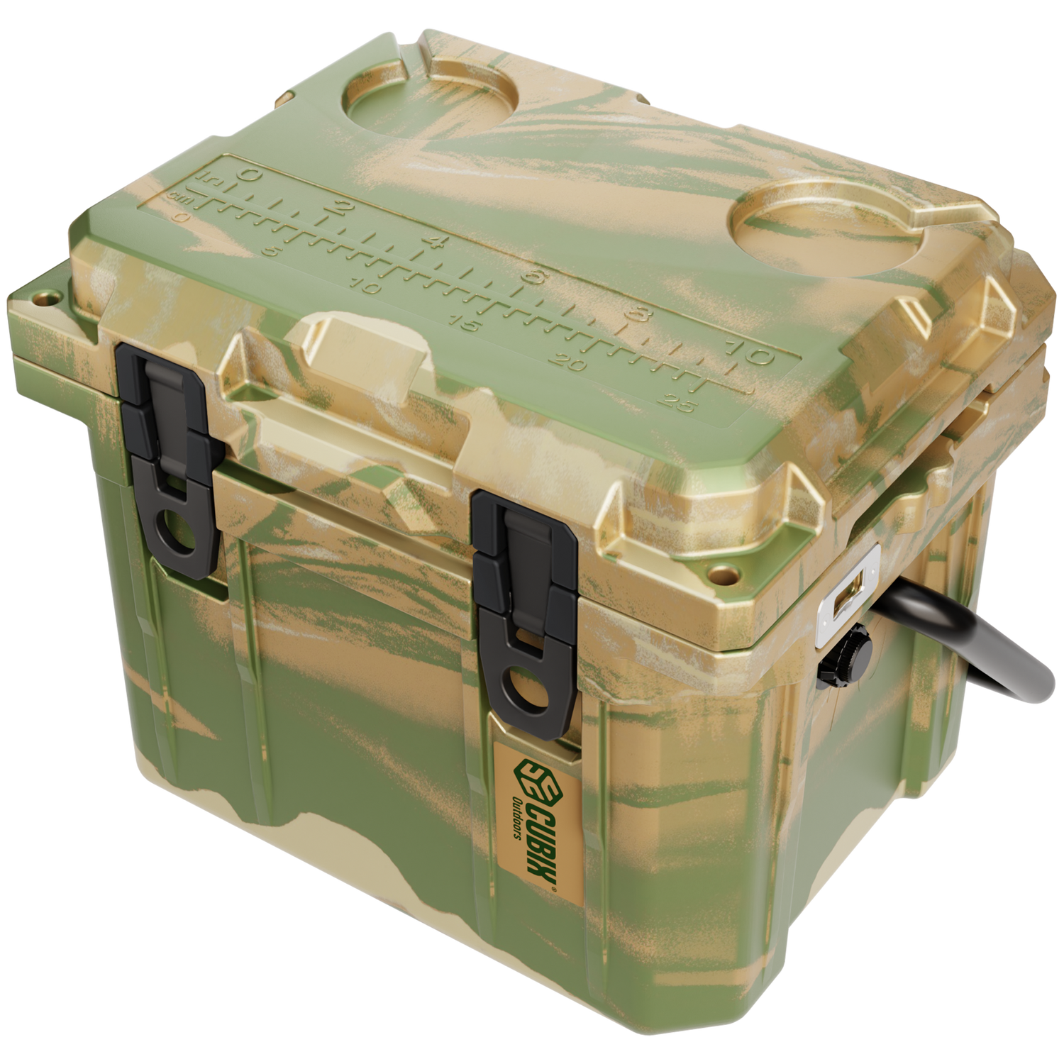 QuadraX 10QT Personal Cooler – Rotomolded Hard Cooler with 72-Hr Ice Retention &amp; Lifetime Warranty