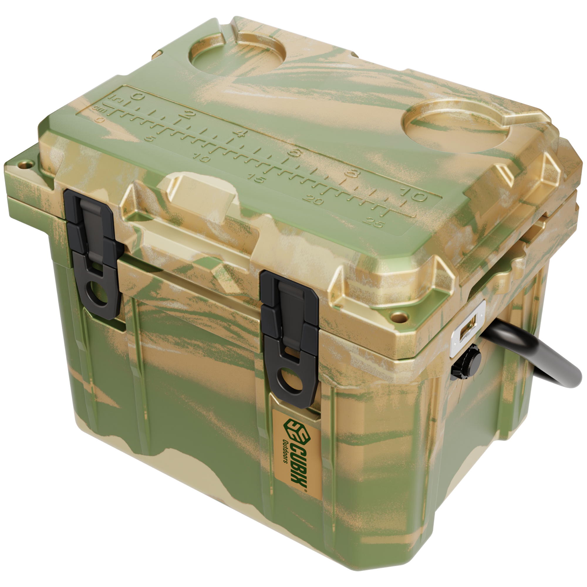 QuadraX 10QT Personal Cooler – Rotomolded Hard Cooler with 72-Hr Ice Retention &amp; Lifetime Warranty