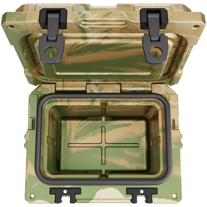 QuadraX 10QT Personal Cooler – Rotomolded Hard Cooler with 72-Hr Ice Retention &amp; Lifetime Warranty