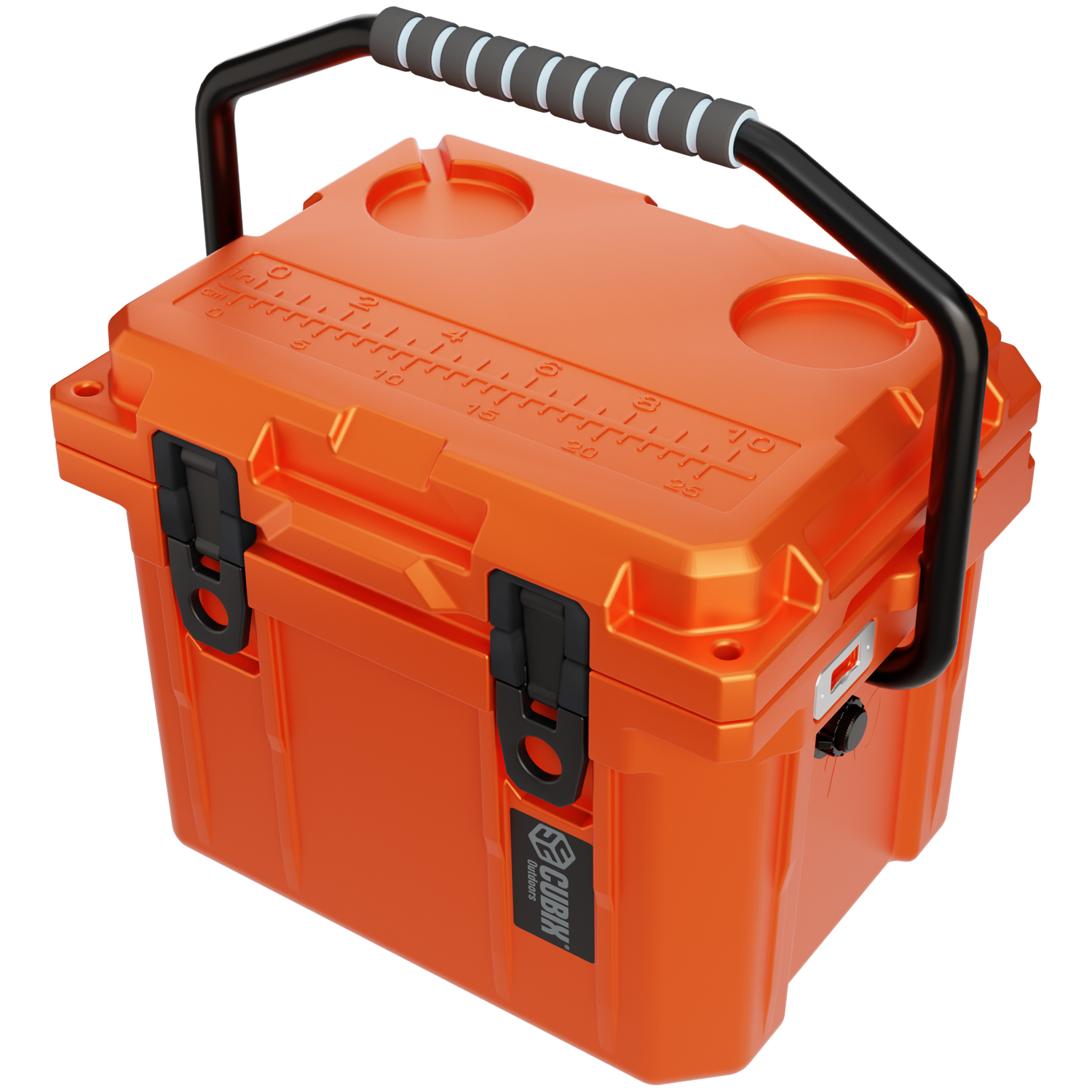 QuadraX 10QT Personal Cooler – Rotomolded Hard Cooler with 72-Hr Ice Retention &amp; Lifetime Warranty