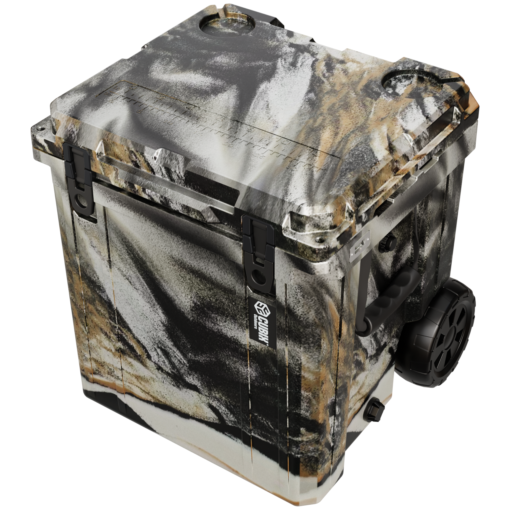 46 Quart Rotomolded Cooler With Wheels - QuadraX