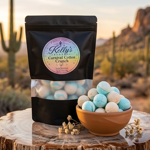 Carnival Cotton Crunch Freeze-Dried Taffy Bites