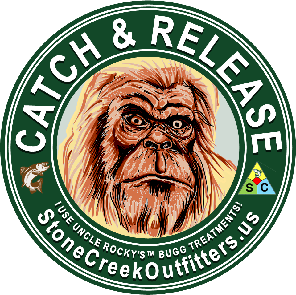 Squatchy Fly Fishing &amp; Trout Sticker Collection