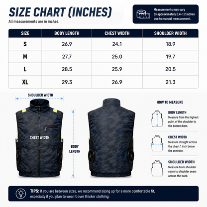 LITEGUEST 360° Side Fan Cooling Vest | Outdoor Summer Gear